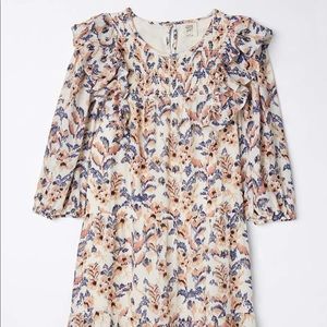 Perennial Florals Ruffle Dress. M. NWT